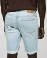 Men's Denim Bermuda Shorts