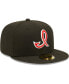 Men's Black Indianapolis Indians Authentic Collection Team Alternate 59FIFTY Fitted Hat