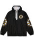 Men's Black Boston Bruins Team OG 2.0 Anorak Half-Zip Windbreaker Jacket