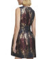 Vince Camuto Jacquard A-Line Dress Women's