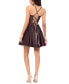 Women's Lamour Lace-Up Mini Dress