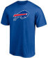 Men's Josh Allen Royal Buffalo Bills Player Icon Name and Number T-shirt