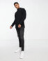 French Connection long sleeve cord shirt in black