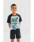 Boys Creeper T-Shirt and French Terry Shorts Outfit Set to