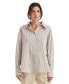 Women's Isra Striped Button Up Shirt