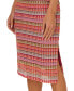 Women's Crochet Stripe Halter Sleeveless Sheath Dress