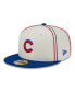 Men's Cream, Royal Chicago Cubs Chrome Sutash 59FIFTY Fitted Hat