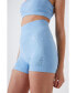 Women's Seamless Marl Laser cut Shorts