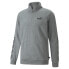 Puma Essentials+ Tape HalfZip Jacket Mens Grey Casual Athletic Outerwear 848037-