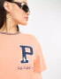 Polo Ralph Lauren x ASOS exclusive collab t-shirt in peach with logo