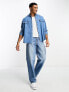 ASOS DESIGN extreme oversized denim shirt in vintage western styling