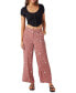 Juniors' Rylan Venus Ditsy Wide-Leg Pants