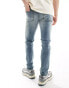 ASOS DESIGN skinny jeans in light blue tinted wash