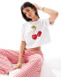 Miss Selfridge cherry print tee