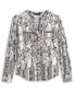 Women's Print Zip-Pocket Top, in Regular & Petite, Created for Macy's