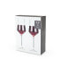 Raye Angled Crystal Bordeaux Wine Glasses, Set of 2, 16 Oz