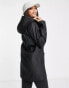 Vero Moda Tall raincoat in black