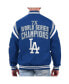 Men's Royal Los Angeles Dodgers Quick Full-Snap Varsity Jacket