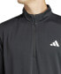 Men's Essentials Training Quarter-Zip Long-Sleeve Top