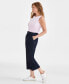 Women's High-Rise Wide-Leg Crop Jeans, Created for Macy's