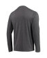 Комплект пижамы Concepts Sport Orange, Heathered Charcoal Distressed Syracuse Orange Meter Long Sleeve T-shirt and Pants Sleep Set