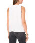 Women's Piped Sleeveless Top