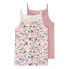 NAME IT Nostalgia Flower Strap Sleeveless base layer 2 units