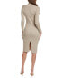 Madison Miles Sweaterdress Women's Beige S/M