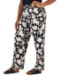 Plus Size Elena Printed Wide-Leg Pants, Created for Macy's