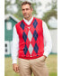 Big & Tall V-Neck Argyle Sweater Vest