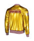 Men's Gold Washington Commanders Metallic Bomber Full-Snap Jacket