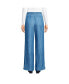 Petite High Rise TENCEL Fiber Pleated Wide Leg Pants