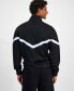 Men's Napones Zip Front Chevron Stripe Track Jacket