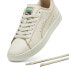 Puma Clyde Coffee 39724001 Mens Beige Leather Lifestyle Sneakers Shoes