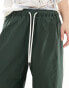 ASOS DESIGN Curve sporty pull on trouser in green