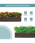 Raised Garden Bed Kit Outdoor Planter Box