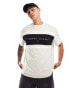 Tommy Jeans colorblock t-shirt in beige