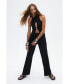 Women's High Waist Knit Pants