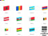 Pixio Klocki Pixio Flags | Story Series | Pixio