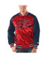 Men's Red, Navy St. Louis Cardinals Varsity Satin Full-Snap Jacket