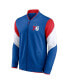 Men's Royal Philadelphia 76ers League Best Performance Full-Zip Jacket