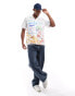 PS Paul Smith short sleeve shirt with grafitti print in white