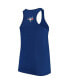 Women's Royal Toronto Blue Jays Plus Size Swing for the Fences Racerback Tank Top