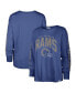 Women's Royal Distressed Los Angeles Rams Tom Cat Long Sleeve T-shirt