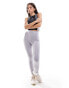 adidas Performance Techfit stash pocket full-length leggings in grey