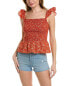 Madewell Isla Top Women's Red 00