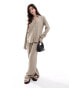 Selected Femme linen touch shirt in beige