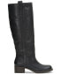 Women's Hybiscus Knee-High Wide Calf Riding Boots