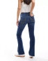 Hollister mid-rise boot fit jeans in blue