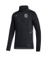 Men's Black New York City FC COLD.RDY Raglan Warmup Pullover Jacket